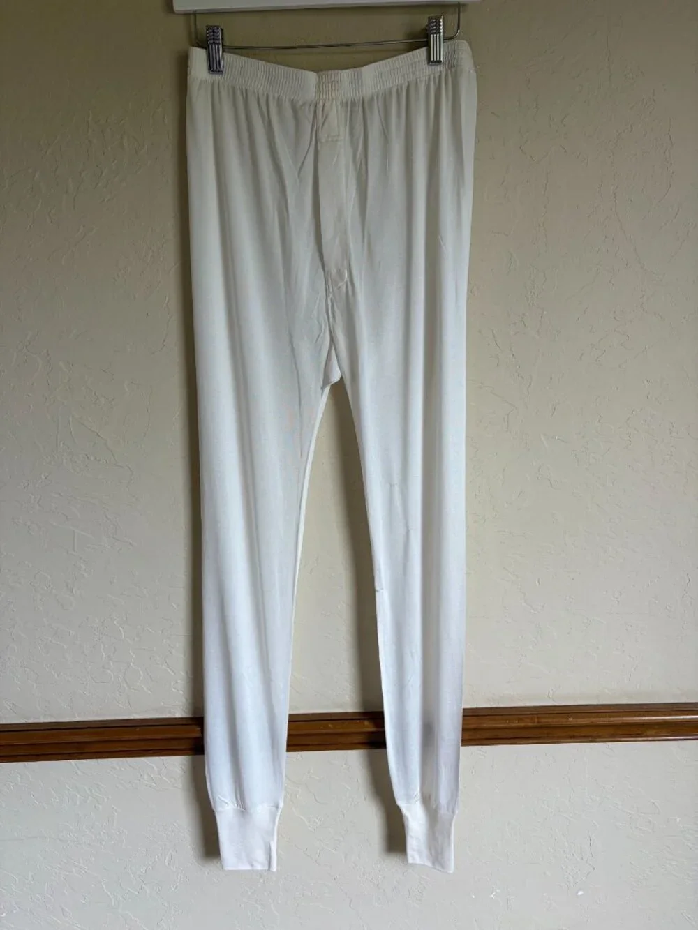Set of 3 LL Bean Men's Medium 100% Silk Baselayer Top and Two Pairs of Pants